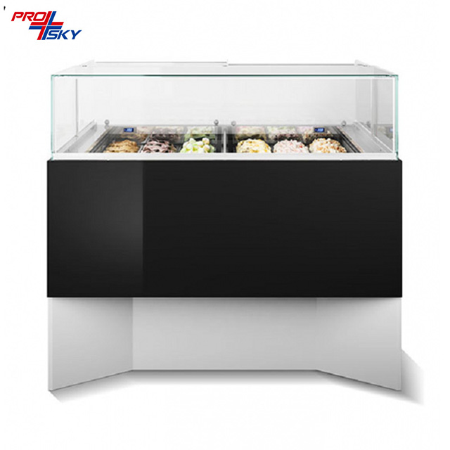 Prosky Supermarket Profession Ice Cream Showcase Freezer